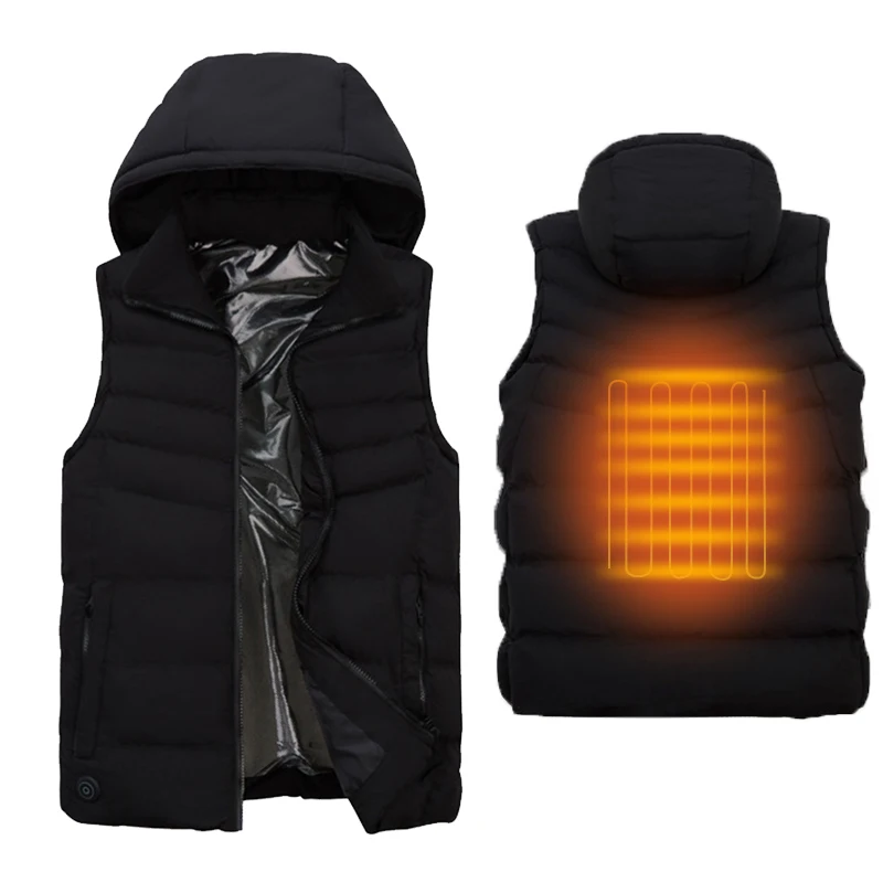 Уличный жилет ZYNNEVA с подогревом зимнее пальто батареи для мужчин и женщин