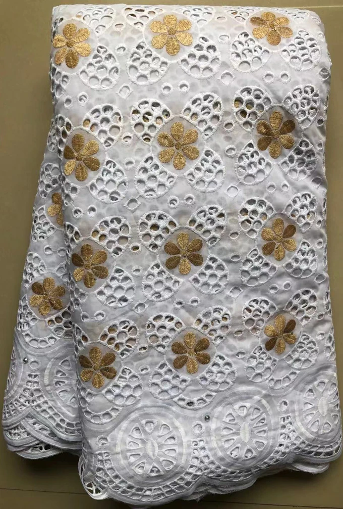 100% хлопчатобумажная африканская кружевная ткань 2019 высококачественное кружево