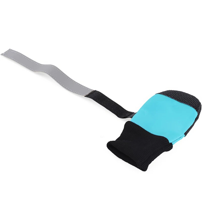 Комнатных собак однотонная обувь Цвет мягкая теплая собачья лента-липучка Magic Tape