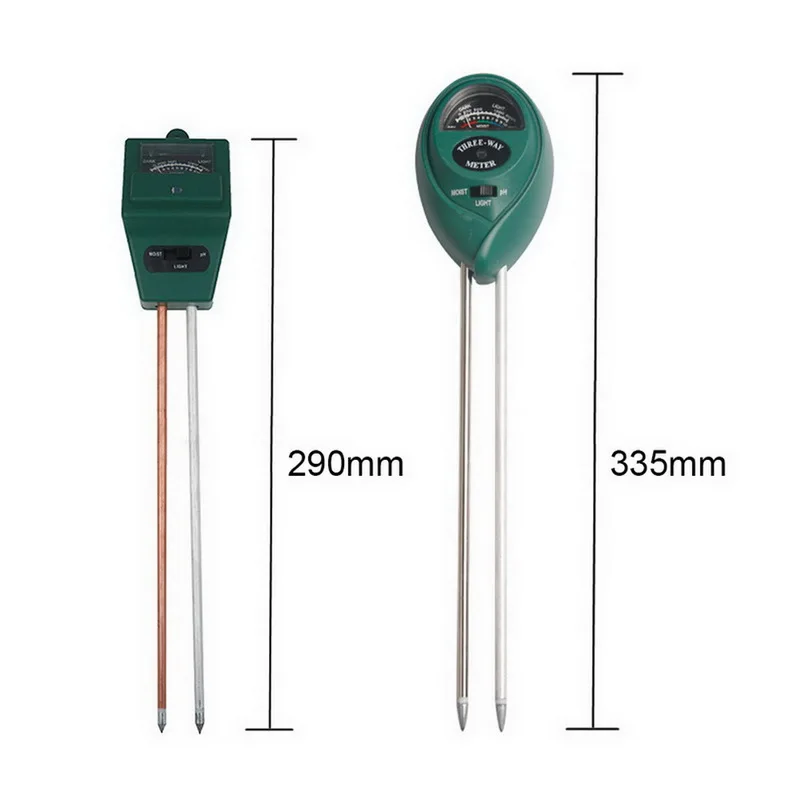 3 In 1 Plant Flowers PH Tester For Garden Moisture Measuring Humidity Light Meter Hydroponics Analyzer Detector Hygrometer | Инструменты