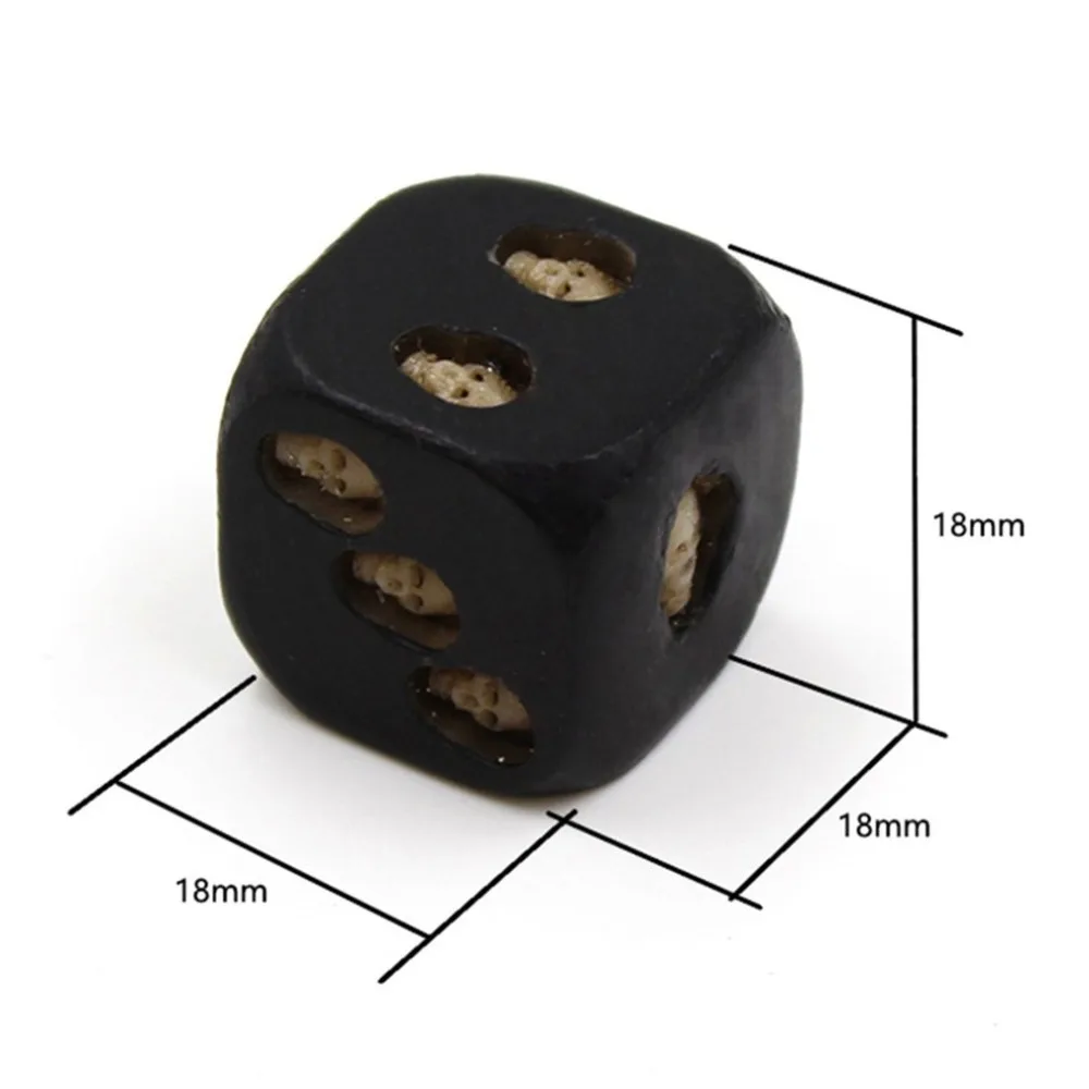 

18*18*18mm 5Pcs/set Creative Skull Bones Dice Six Sided Skeleton Dice Club Pub Party Game Toys Resin Dice for Children Adults