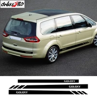car tails door decor stickers auto body side skirt stripes vinyl decals for ford galaxy sport styling exterior accessories decal