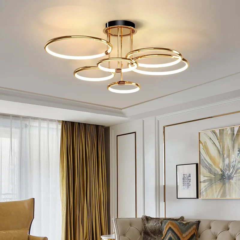 

Современные светодиодные люстры В индустриальном стиле, креативные потолосветодиодный светильники в скандинавском стиле для гостиной, ст...