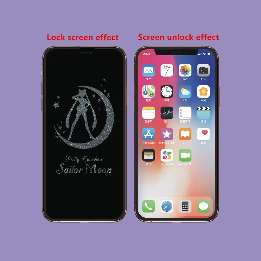 Невидимый мультфильм 6D полноэкранная пленка из закаленного стекла для iPhone 11 Pro MAX XR XS MAX стеклянная пленка для iPhone X 6 6s 7 8 Plus