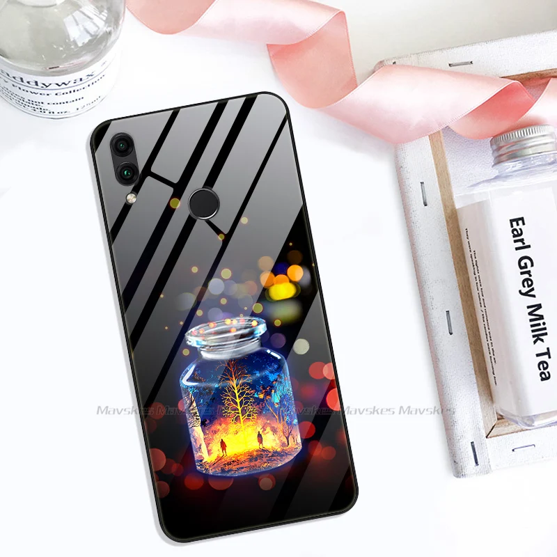 Чехол для телефона Huawei Honor 8C стеклянный чехол силиконовый чехол-накладка 8 C из