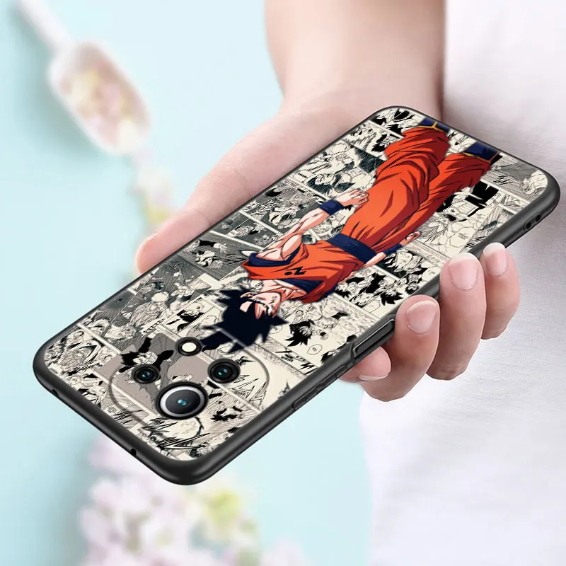 Чехол для телефона с аниме Super Son Goku мягкий черный чехол Xiaomi Mi POCO X3 NFC F3 GT M3 10T 11T 11X Pro
