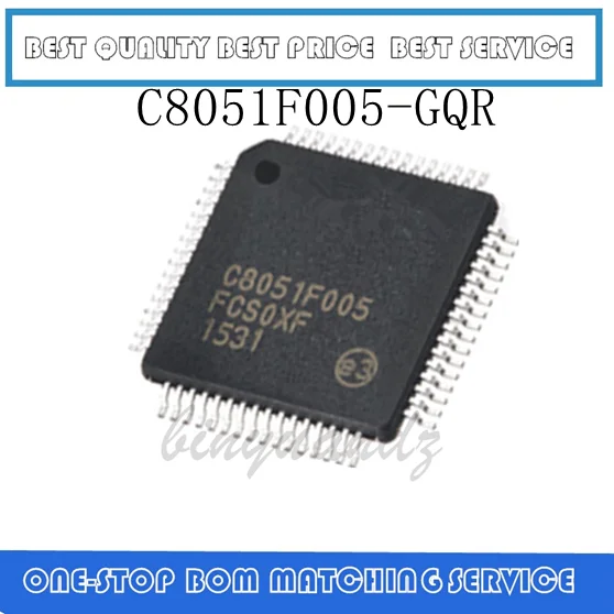 

2PCS C8051F005 C8051F005-GQR QFP64