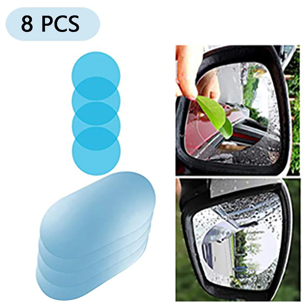 8 PCS Car Rearview Mirror Protective Film Anti Fog Window Clear Rainproof Rear View Soft Auto Accessories | Дом и сад