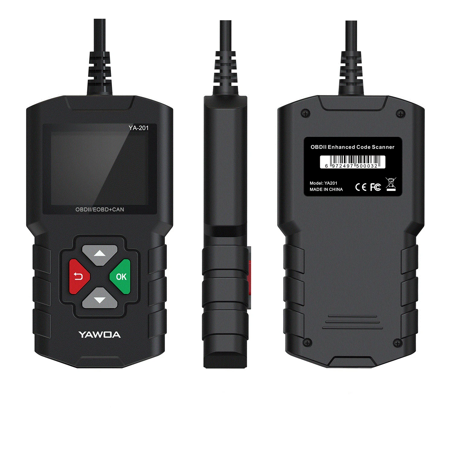 Считыватель кодов YA201 Obd2 полный считыватель obd ii eobd многоязычный двигателя