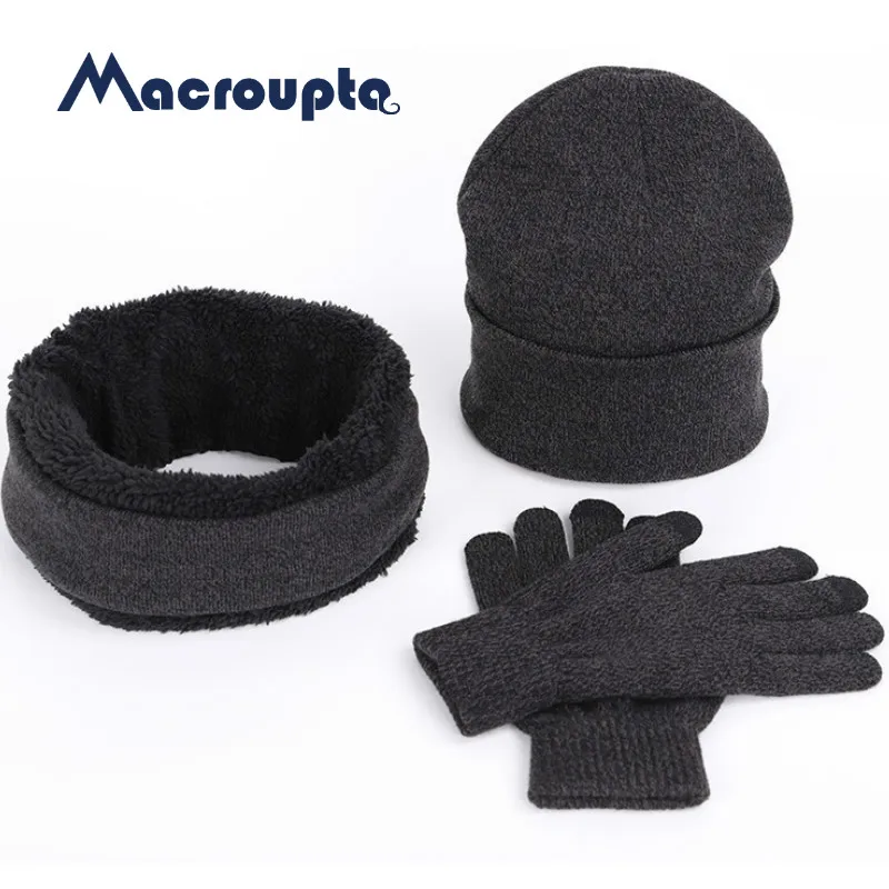 

Зимние Шапки для Для женщин зимняя шапка и шарф теплый шарф и шапка комплект перчаток для Для женщин женская шапка и шарф, комплект одежды дл...