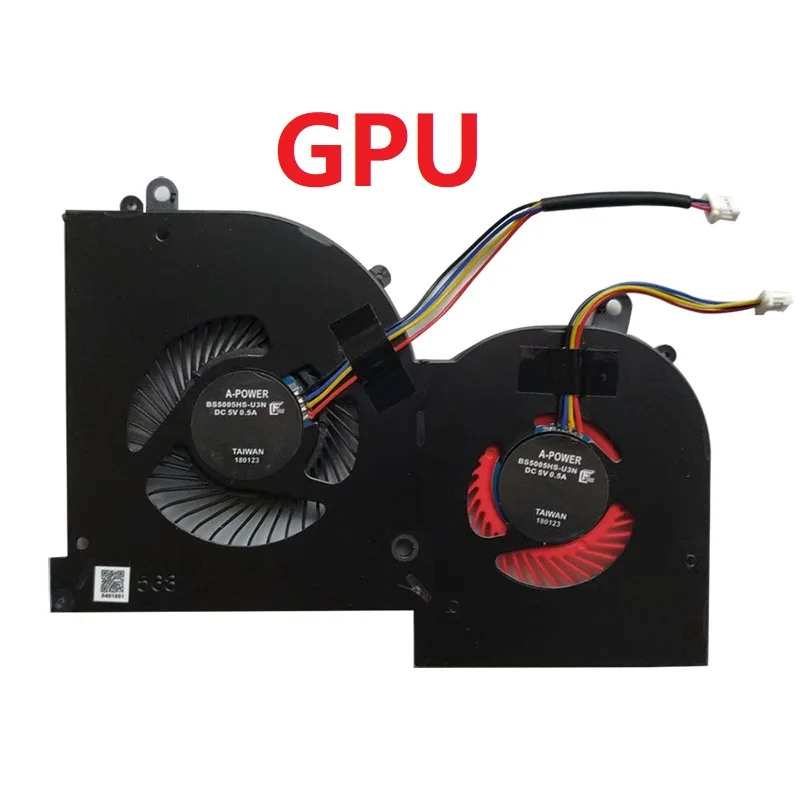 Новый охлаждающий вентилятор для MSI GS65 процессор 16Q2-CPU-CW 16Q2-GPU-CW CPU GPU 16Q2 | Компьютеры