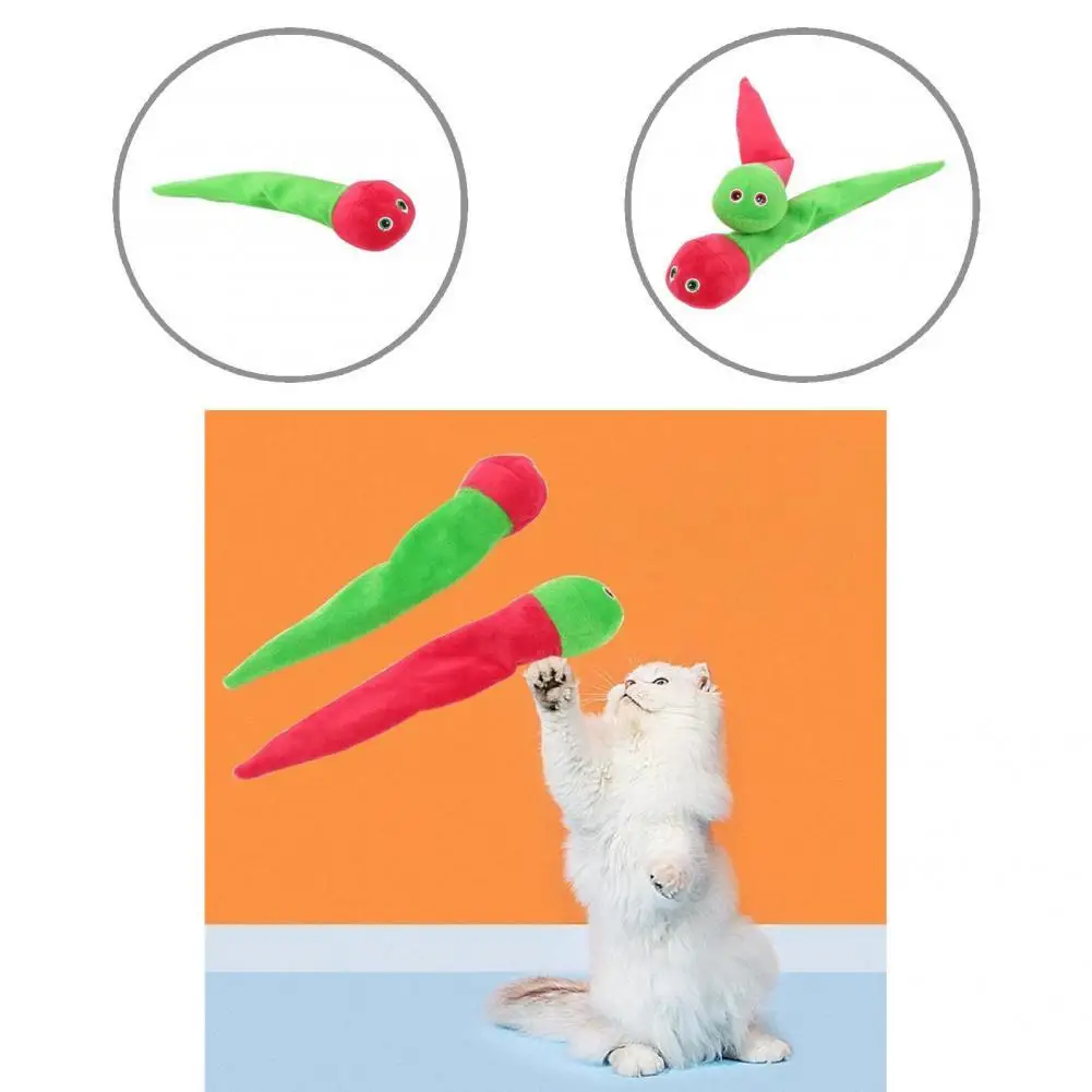 

Plush Soft Clean Teeth Chewing Toy with Catnip Lightweight Cat Toy Attractive for Kitten