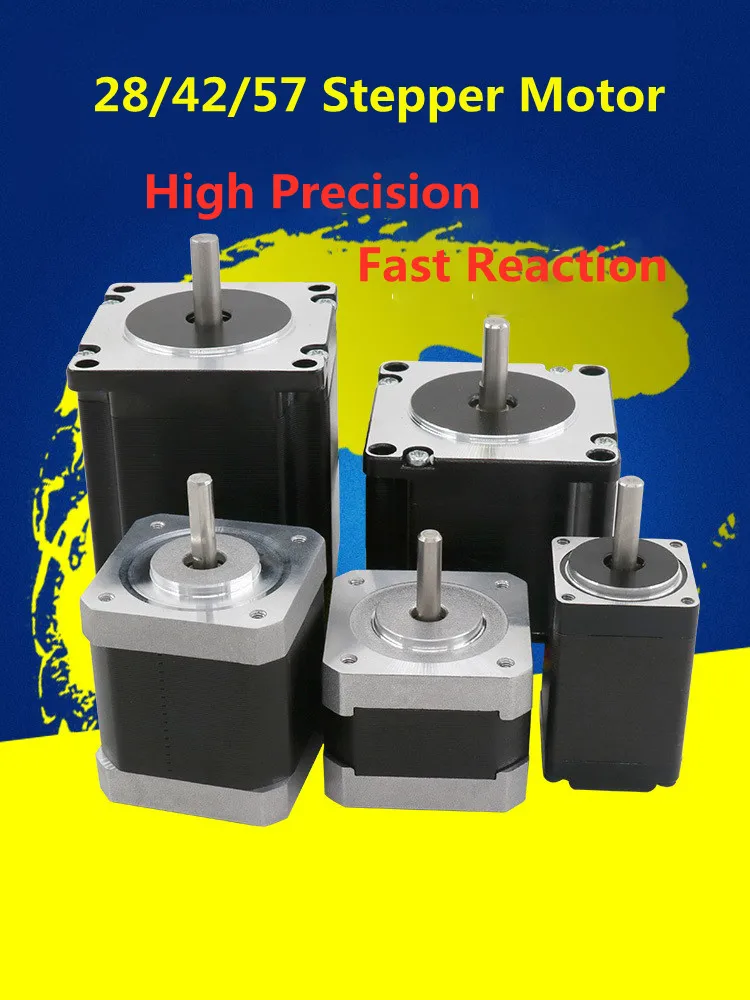 57 шаговый двигатель 42 маленький микро двухфазный медленный бесшумный