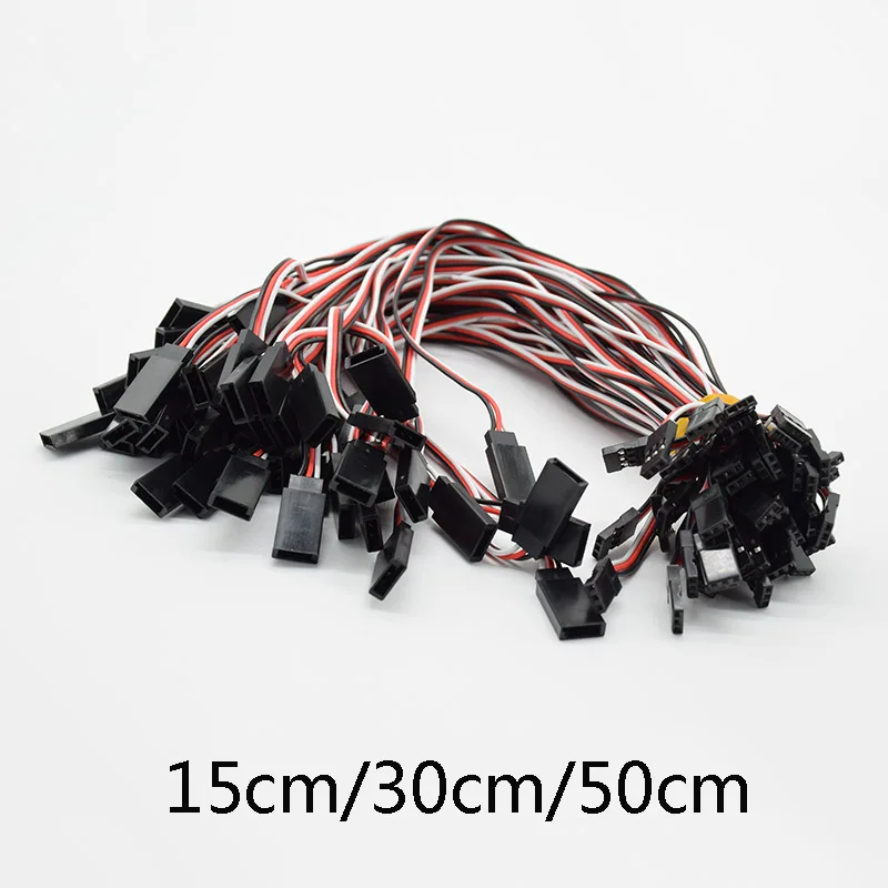 5 шт. Удлинительный кабель 150/300/500 мм с сервоприводом для RC Futaba JR штекер гнездо 15/30/50
