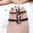 Женская резинка для волос с кристаллами циркона, кота, кролика, сердца, цветов, эластичная резинка для девочек, аксессуары для волос в Корейском стиле, оптовая продажа, Прямая поставка