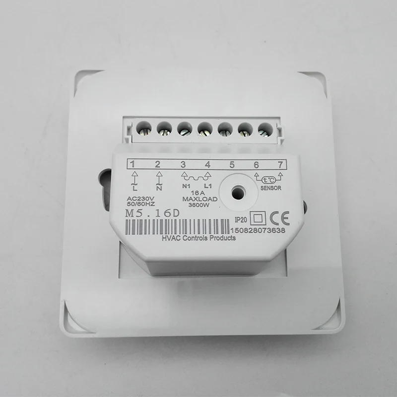 M5 220V 16A Электрический Напольный Датчик нагрева температурный контроллер