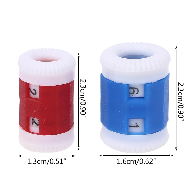 

10pcs Plastic Mini Crochet Knitting Needle Row Counter Round Stitch Tally Marker Weave Towels Line Counters Sewing Craft