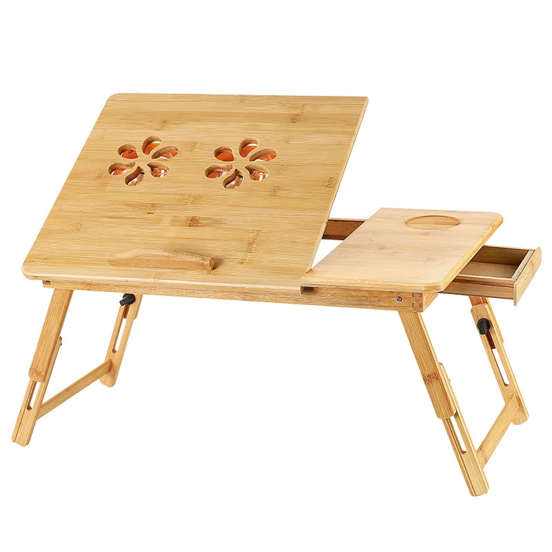Стол складной, подставка для ноутбука, столик для комнаты, столик для отдыха Nanzhu, столик складной с вентилятором, столик для кровати, компьют...