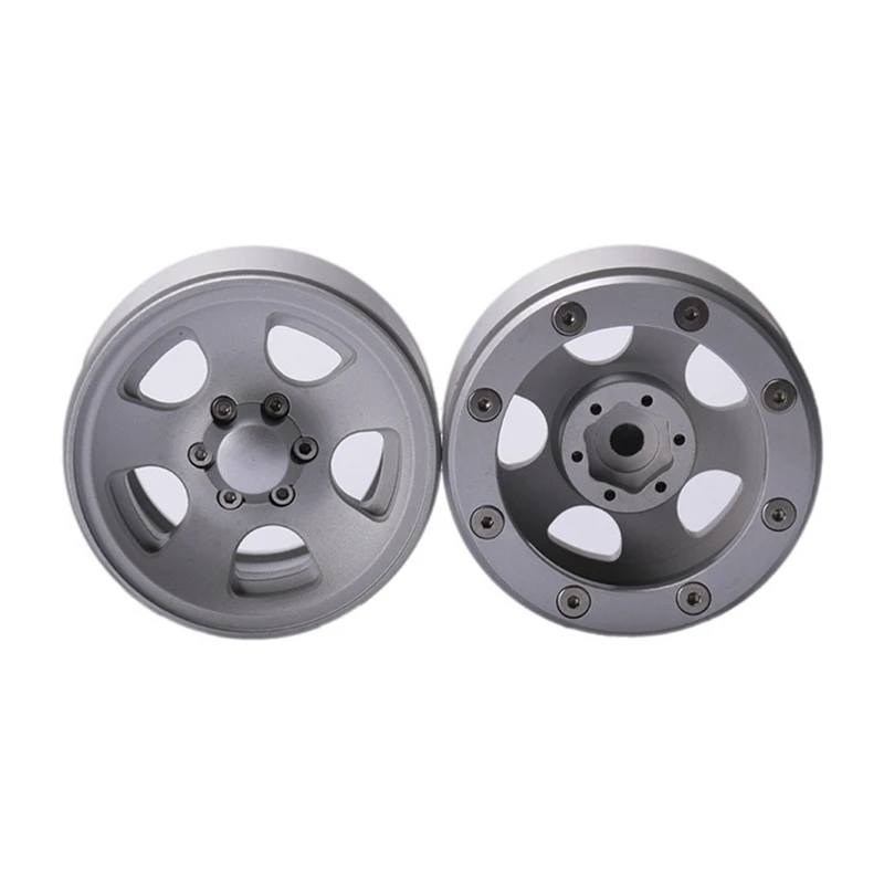 

4PCS RC Crawler 1:10 Alloy Wheel Rim 1.9 Inch with 147MM 50LED Multicolor Lights Bar, for 1/10 Traxxas TRX-4 Axial