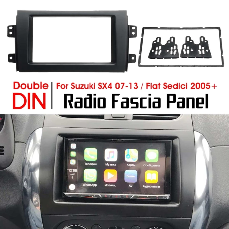2Din Автомобильная стерео радио Панель o накладка рамка для Suzuki SX4 2007-2013 Fiat Sedici 2005 + |