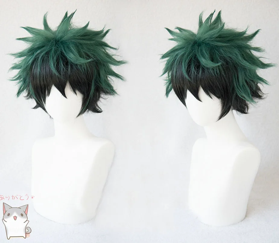 Парик для косплея My Boku no Hero моя геройская Академия Izuku Midoriya термостойкие