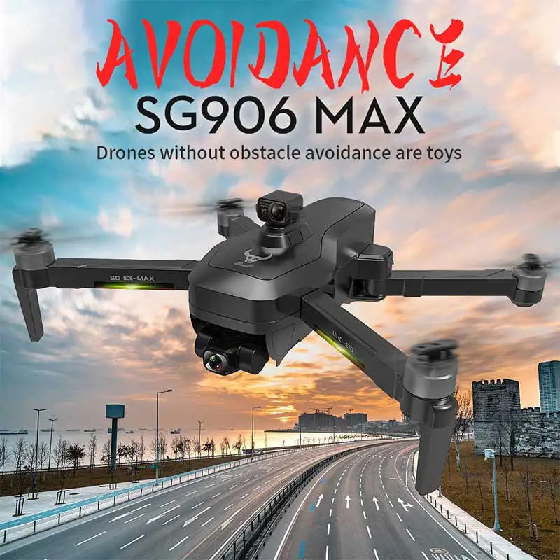 

ZLL Camera Drone 4K Profesional SG906 Max with 3-Axis Gimbal 5G Wifi GPS Dron 1.2KM Brushless FPV Foldable Quadcopter SG906 Pro2