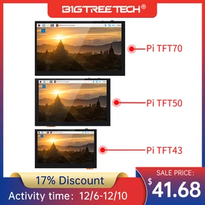 bigtreetech btt pitft50 v2 0 tft43 tft70 capacitive touch screen panel 54 37 inch dsi raspberry pi lcd 3d printer parts free global shipping