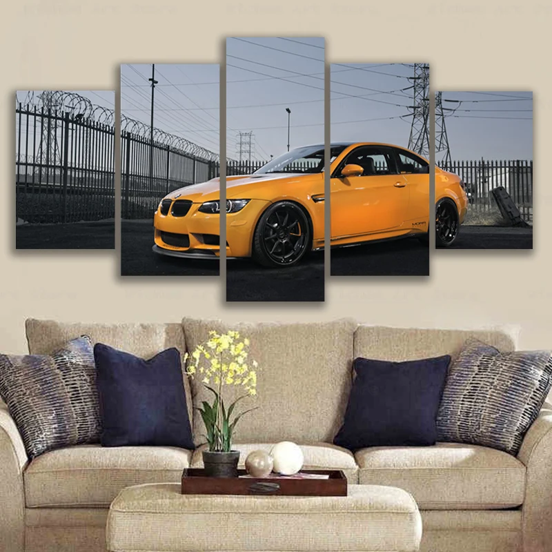 

Modern high-definition sports car BMW M3 E92 7-5pcs bedroom living room corridor home canvas painting