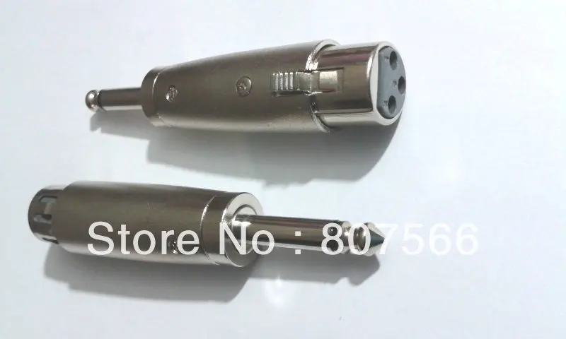 

10 pcs XLR Female To 1/4" Inch Male Mono Plug FOR Audio Adapter New