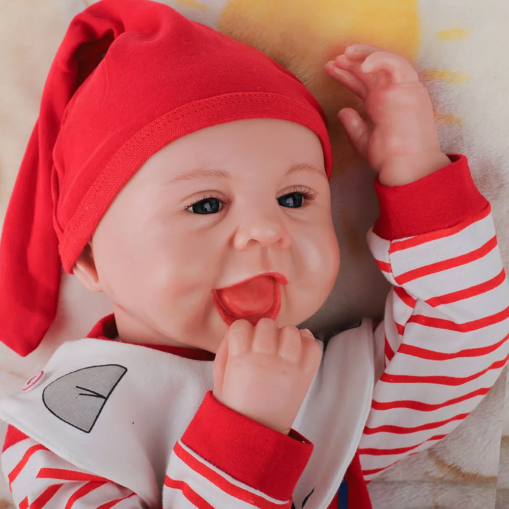 

Hoomai New 55CM Reborn Baby Doll Toy Babies Dolls Reborn For Kid Birthday Gift Toddler Toy
