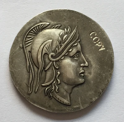 

Копия греческих монет неправильного размера