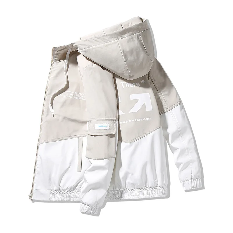 

jacket men autumn fashion hooded jacket men motorcycle jacket man harajuku bomber jacket Hip Hop zipper jacket men