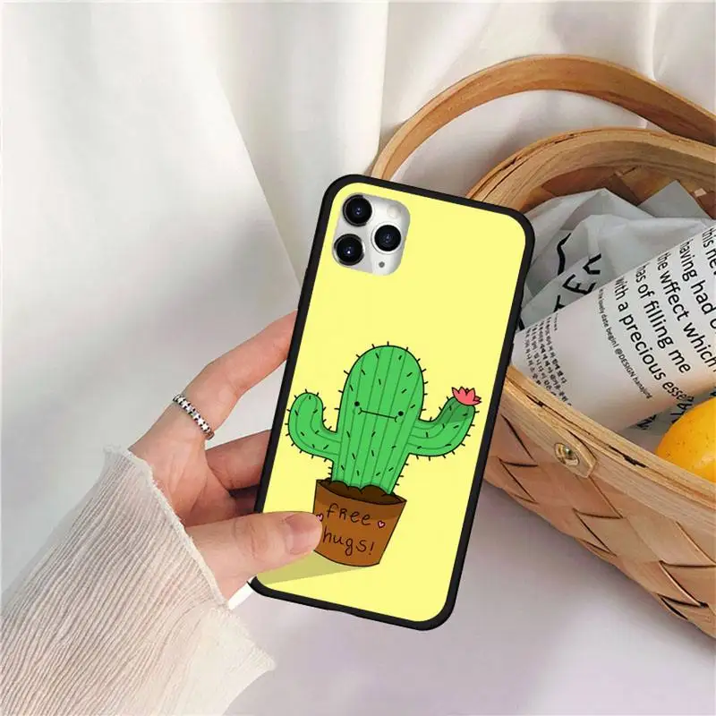 

Strong cactus Phone Case for iPhone 11 12 pro MINI XS MAX 8 7 6 6S Plus X 5S SE 2020 XR
