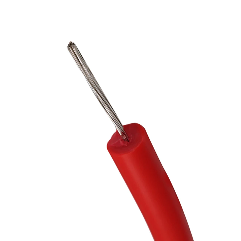 Красный мягкий силиконовый провод высокого напряжения и кабель 10кВ 15кВ 20кв-20awg