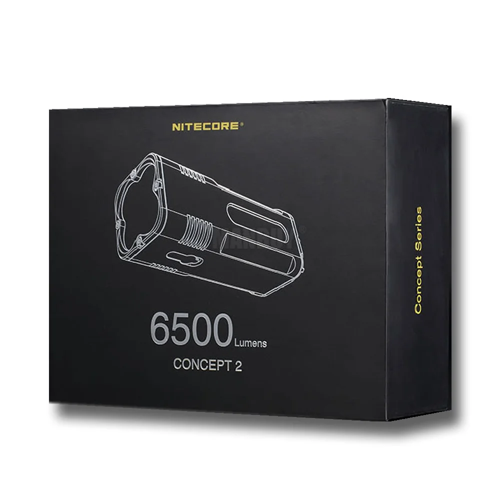 Бесплатная доставка NITECORE C2 6500 люмен концепция 2 перезаряжаемый фонарик 4x CREE XHP35 HD