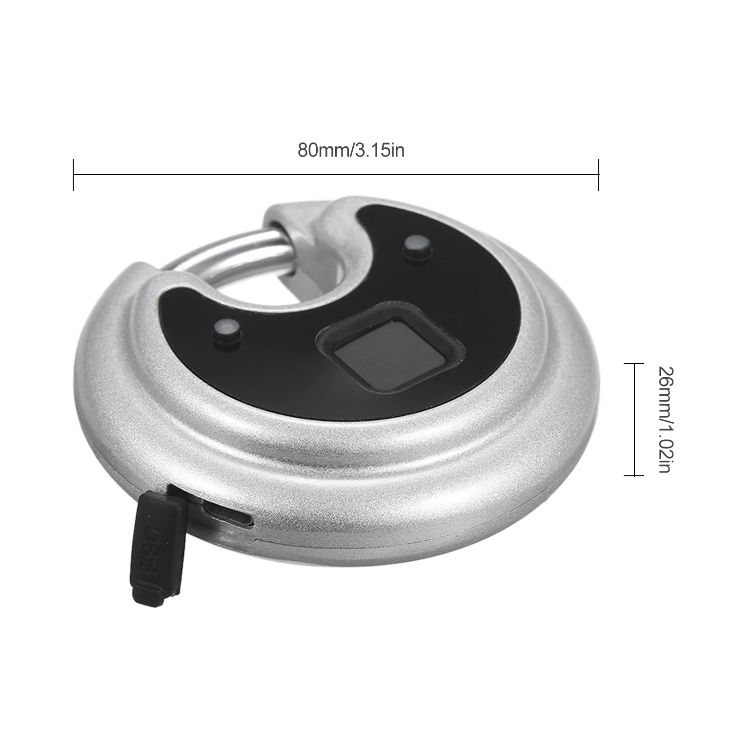 Smart считыватель отпечатков пальцев замок USB Перезаряжаемые IP65 сопротивление воды