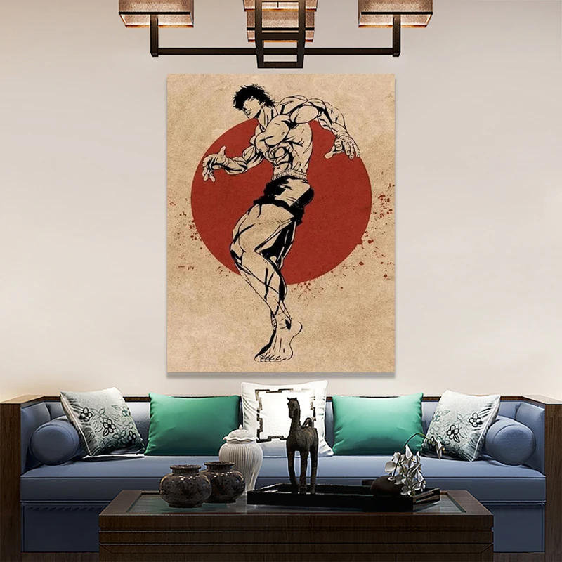 

Baki Hanma Anime Character Canvas Poster Hd Print Modular Wall Art Painting Picture Modern Home Decoration For Bedroom Artwork