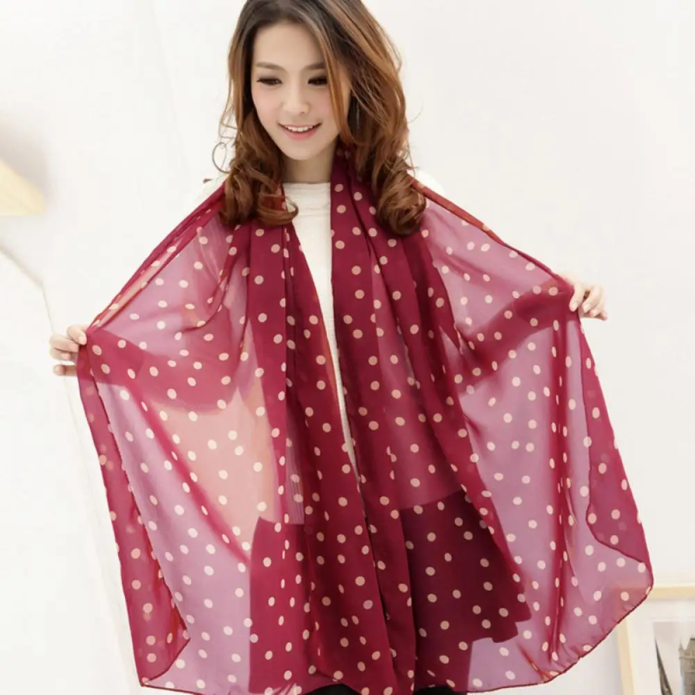 Новые женские шифоновые платки Женские парео пляжные полотенца лето осень принт