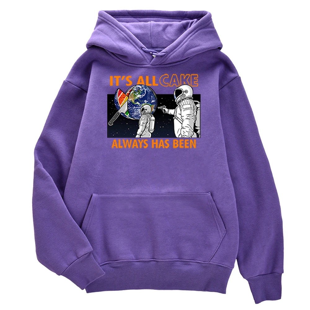 

Толстовка мужская с принтом астронавтов на земле, приятная на ощупь модная уличная одежда в стиле хип-хоп, MaensHooded