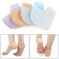 1pair soft gel silicone heel protectors socks pedicure moisturizing feet pain relief heels foot health care