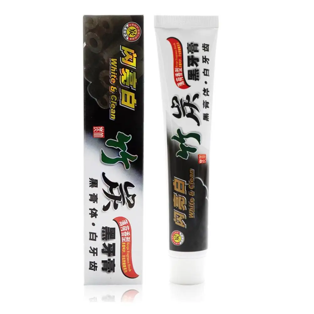 

100g Bamboo Charcoal Toothpaste Dental Care Teeth Whitening The Black Charcoal Teeth Oral Hygiene Natural Bamboo Toothpaste