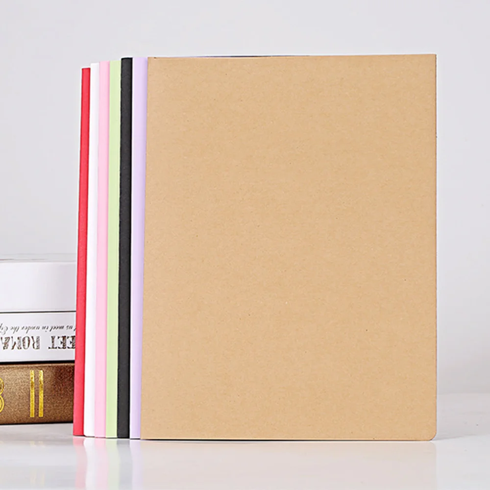 

12Pcs A4 2Pockets Kraft Paper File Folder Brown Holder Document Folder Office Project File Presentation Folder (Red)