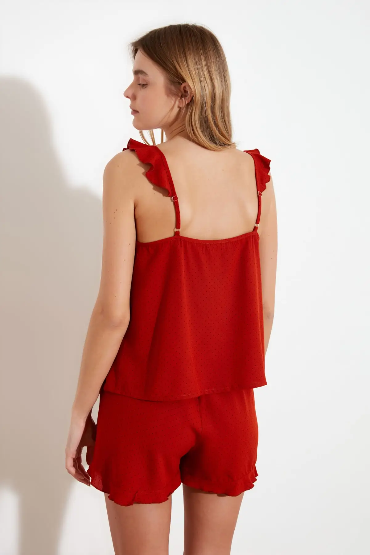 

Trendyol Polka Dot Woven Pajamas set THMSS21PT0079