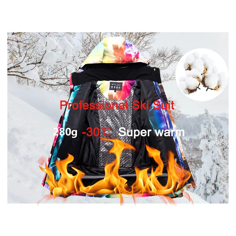 Зимняя спортивная одежда женские лыжные куртки для сноубординга походная