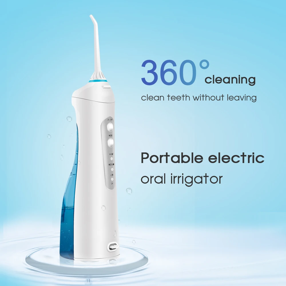 Импульсный ирригатор для полости рта 3 режима 200 мл | Бытовая техника