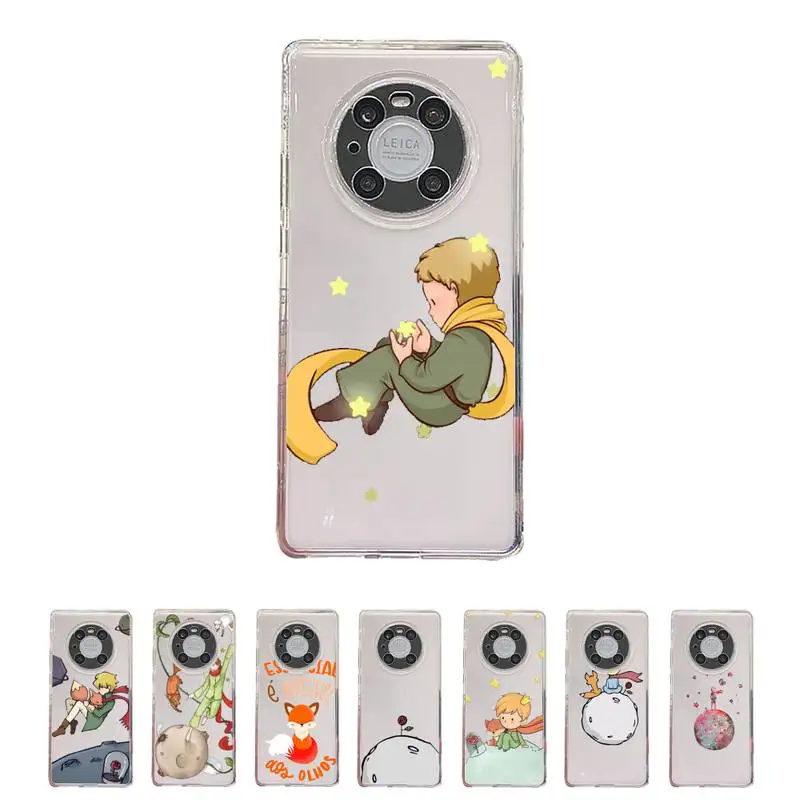 

The Little Prince Phone Case Transparent For Huawei honor V 40 30 20 X note 10 pro lite max s Soft TPU Clear Mobile bags