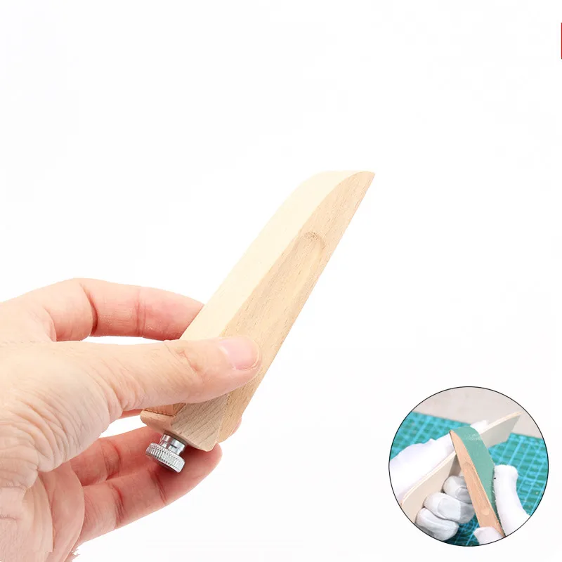 Дизайнерский ручной шлифовальный блок наждачная бумага кожа обработка краев