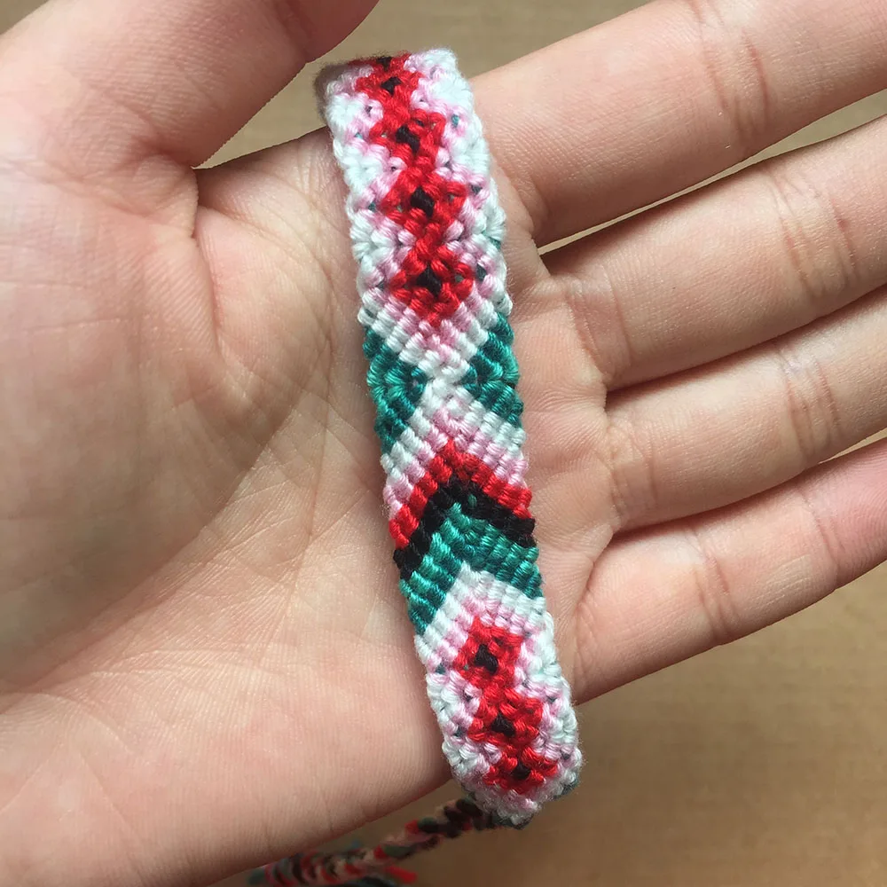 10pcs/lot Assorted Bohemian Friendship Bracelet Braided Thread Cord Weave Woven Women Men Handmade Ethnic Bracelets NO.11-20 | Украшения и