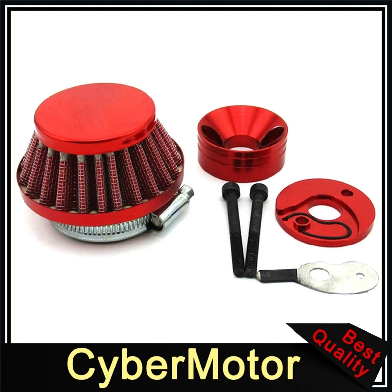 Красный адаптер воздушного фильтра Vstack для скутера 23cc 33cc 43cc с большой ЛАПКОЙ