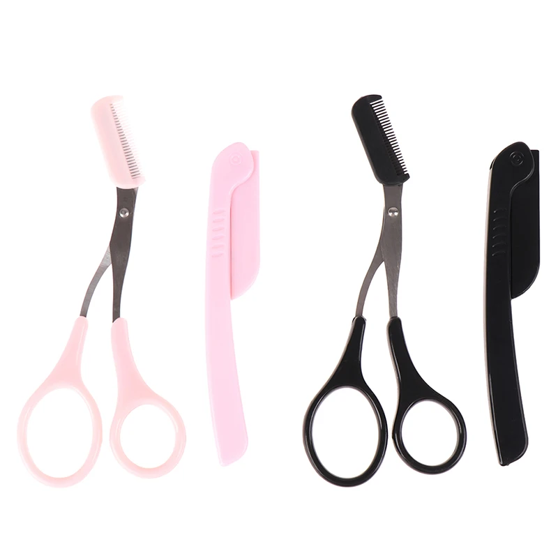 

Eyebrow Scissor With Comb Eyebrow Trimmer For Women Eyebrow Shaping Makeup Tools Makeup Accessories